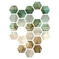 thumbnail image 3 of Ilosky, Pam 12x14 Black Modern Framed Museum Art Print Titled - Hexocollage I, 3 of 5