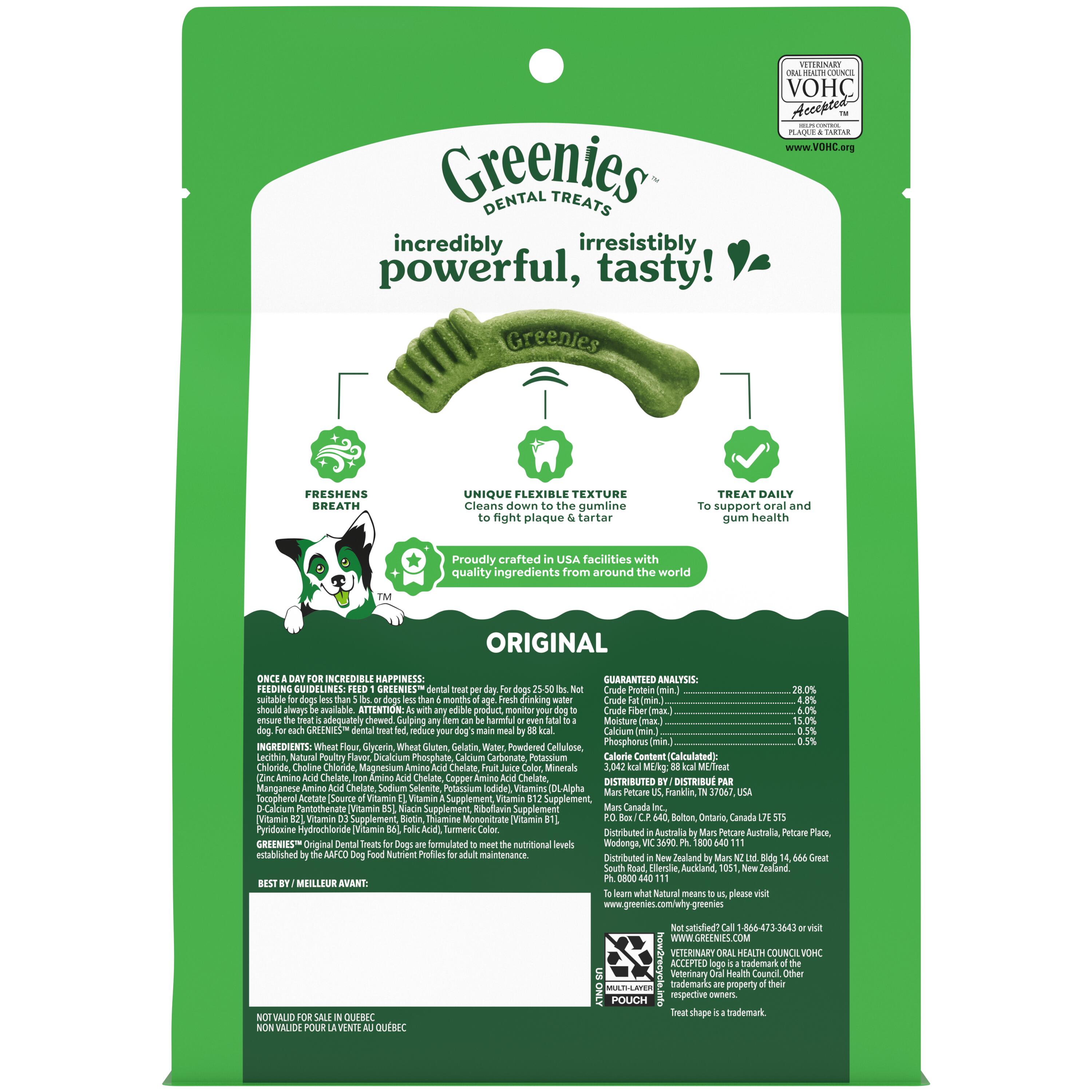 Greenies Original Adult Dental Dog Treats, 12 Oz photo 3