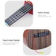 thumbnail image 4 of Red Simulation Ukulele Toy For Kids 4 String Guitar Musical Instrument With Adjustable Strings For Early Learning Toddlers, 4 of 7