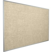 Best-Rite Vin-Tak Vinyl Bulletin Board Aluminum Trim Cotton Vinyl 4'H x 6'W (311AG-46)