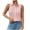 Tank Tops for Women Plus Size-Pink, variant on Homenesgenics Tank Tops for Women Plus Size Fashion Women's Casual Sleeveless Solid Turdown Collar Tank Tops Button Blouse Pink XXL