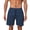 Navy#2, variant on Viikei Men's Shorts for Sports and Leisure,Men's Fashion Casual Solid Color Drying Elastic Rope Waist Casual Sports Shorts Blue XS