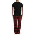 thumbnail image 3 of SLEEPHERO Men's Sleep Short Sleeve Flannel Pajama Pant Set, 3 of 3