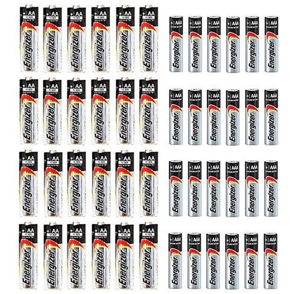 COMBO 24x AA   24x AAA Energizer Max Alkaline E91/E92 Batteries Made in USA Exp. 2023 or later