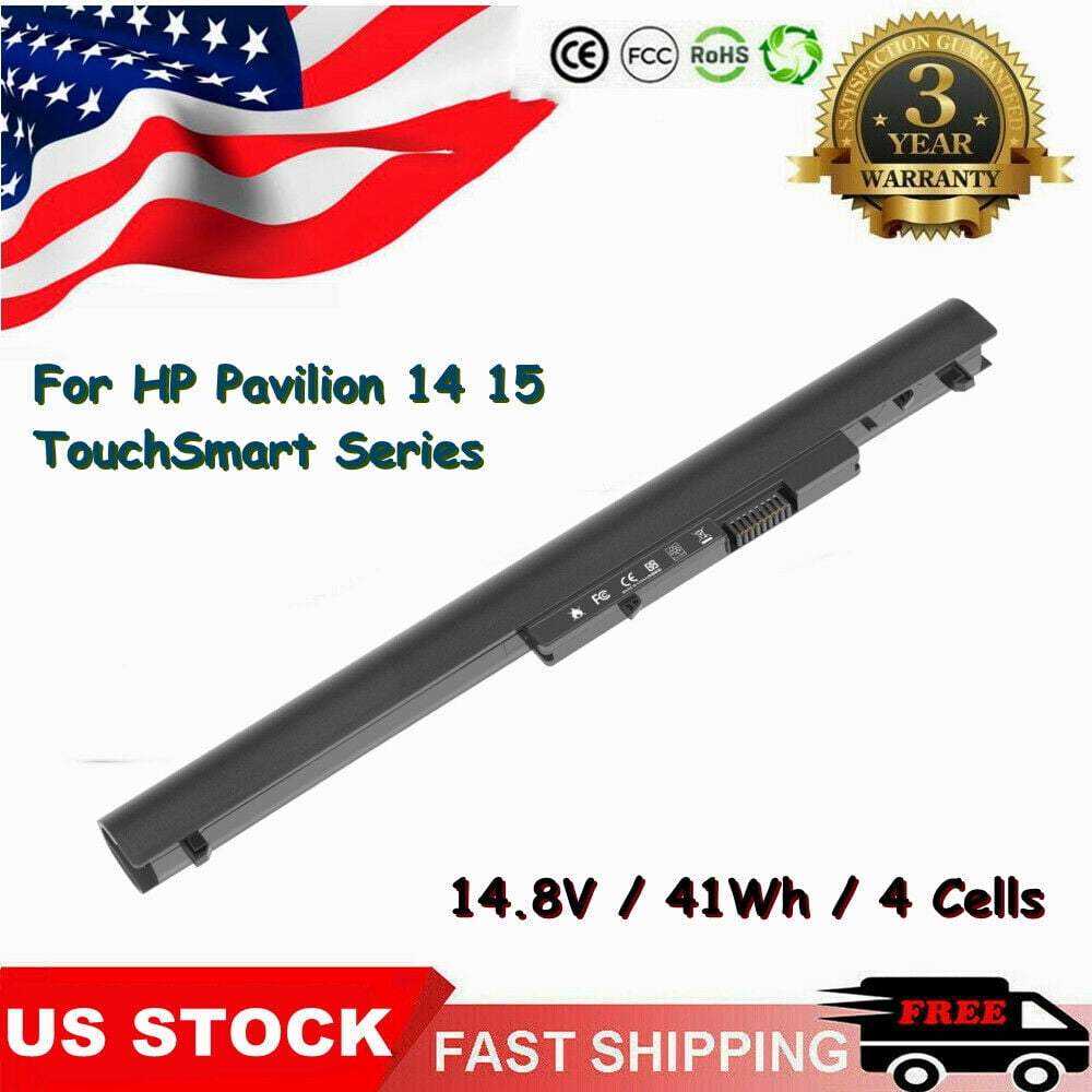 41Wh Replacement Battery For HP Pavilion 14/15, 248, 340, 350 Series Laptops - 14.8V, 4-Cell