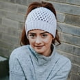 thumbnail image 2 of Madison Braids Women's Winter Hat Crochet Acrylic Slouchy Beanie - Kenzie - Beige, 2 of 5