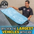 thumbnail image 4 of Chemical Guys MIC199602 Woolly Mammoth Microfiber Dryer Towel (36" x 25") Safe for Cars,Trucks, SUVs, RVs, Motorcycles, Home, Pets, Messes, (2 Pack) Blue, 4 of 6