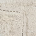 thumbnail image 3 of Home Weavers Casual Elegance Reversible Bathmat 100% Cotton Bathroom Rugs Set, Washable Rug, Extra Soft and Absorbent bath Rug, Kitchen Mat, Bath Mat Set, Non Slip Mat, 24"x40" Rectangle, Ivory Rug, 3 of 5