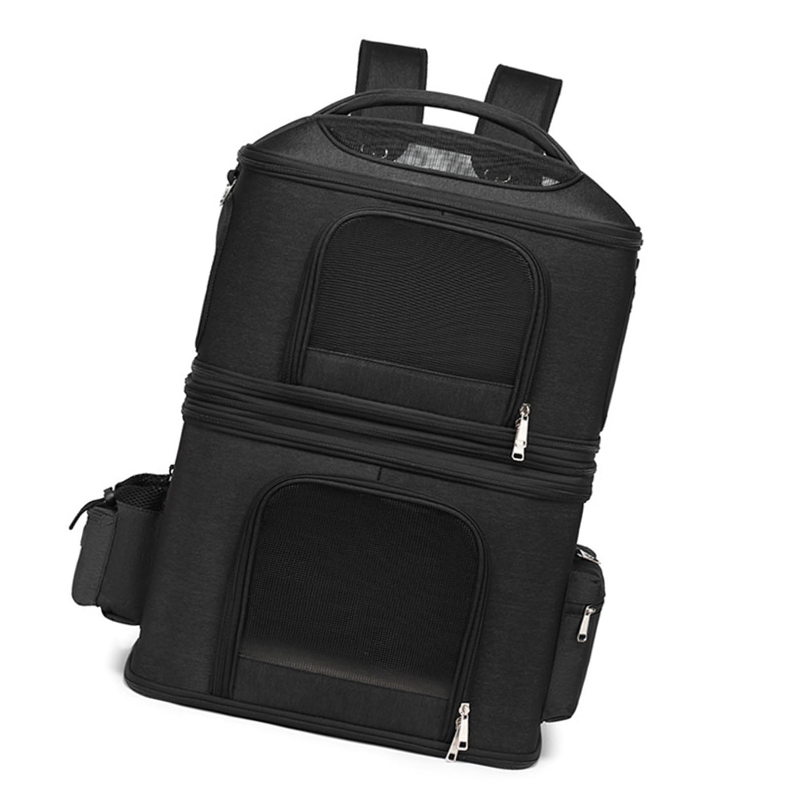 Double Cat Carrier for 2 Cats, Dog Backpack Carrier for Travel Pet Carrier Backpack with Comfortable Shoulder Protection