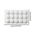 thumbnail image 3 of Leeye Apple Shaped Silicone Cake Mold, Non-Stick Baking Pan with 15 Cavities for Jelly Chocolate Dessert, Oven Safe Flexible Kitchen Mold, 3 of 7