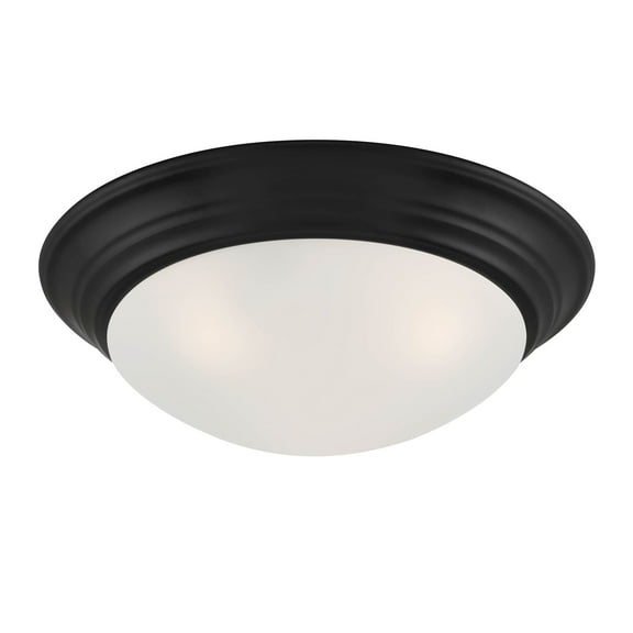 Designers Fountain Tap 3 Light Matte Black Flush Mount Ceiling Light, 1360L-MB