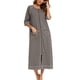 thumbnail image 3 of Pijamas de maternidad para mujeres pijamas de enfermería para mujeres pijamas con cremallera de dos bolsillos estilo casual suelto tela suave para la piel moda simple ANGGREK  Otros, 3 of 8