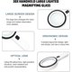 thumbnail image 2 of Reading Magnifier, 30x Magnification with 12 LED Lights - Lighted Reading Magnifier for Seniors - for Reading, Coins, Stamps, Maps, Inspection, 2 of 5