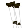 Crutch Pads & Hand Grip Covers for Underarm Crutches – Cushioned Set – Crutcheze – Black