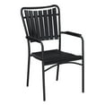 thumbnail image 3 of Oakland Living Splat Back Faux Wood and Steel 5 Piece Rectangular Patio Dining Set, 3 of 6