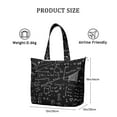 thumbnail image 3 of Educational Wall Inspired Travel Tote Bag with Science Scientist Graphics Lightweight Weekender Bag with Adjustable Strap, Perfect for Laboratory, Experiment, Engineering Enthusiasts, 3 of 5