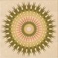 thumbnail image 1 of Ahgly Company Machine Washable Indoor Square Transitional Khaki Gold Area Rugs, 6' Square, 1 of 7