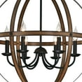 thumbnail image 2 of Westinghouse 6333600 Stella Mira Six-Light Indoor Chandelier, Barnwood and Oil Rubbed Bronze Finish, 2 of 5