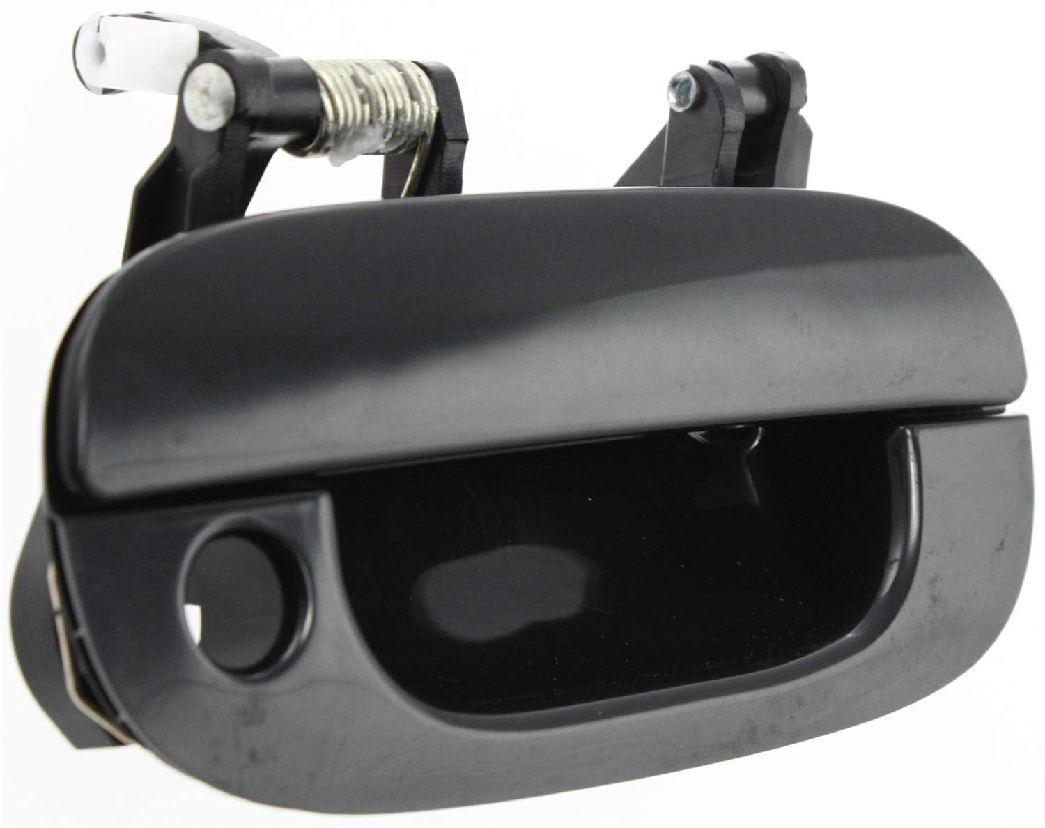 Replacement ARBD462155 Exterior Door Handle Compatible with 1994-2002 Dodge Ram 3500 2500 Front, Right Passenger Smooth Black
