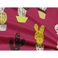 thumbnail image 5 of oneOone Rayon Magenta Fabric Cactus Fabric For Sewing Printed Craft Fabric By The Yard 56 Inch Wide-R0, 5 of 5