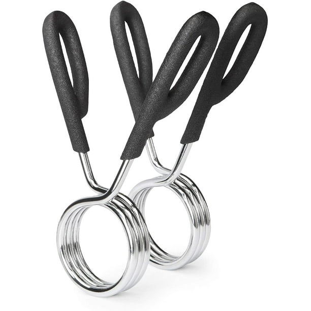 Marcy Weightlifting Accessory Spring Clip Collars for 2" Olympic Weight Bar and Dumbbell Handles