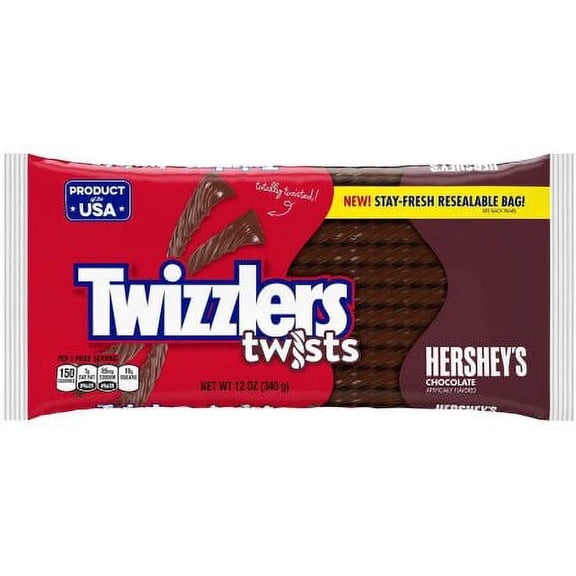 Twizzlers Twists Hershey's Chocolate Licorice Candy