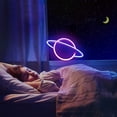 thumbnail image 3 of Planet Illuminated Signs - Led Planet Neon Light Pink / Blue Planet, 3 of 3