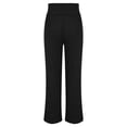 thumbnail image 5 of Sweatpants Women Solid Color Wide Leg Yoga Pants Comfortable Loose High Waist Casual Sports Jogging Pants Polyester Spandex & Cotton Blend L High Pull Pants, 5 of 8