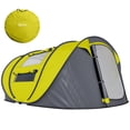 thumbnail image 1 of Outsunny 4 Person Camping Tent Automatic Pop Up Tent with Carry Bag Doors, 1 of 10