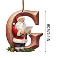 thumbnail image 3 of ZSBCMY 26 Letters Christmas Tree Ornaments, Personalized DIY Christmas Decorations, Acrylic Alphabet Pendant for Home, Office, and Holiday Decor, Creative Xmas Tree Hanging Decor, 3 of 6