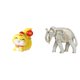 thumbnail image 1 of Figura de animal de resina y madera, adorno de mesa para estante, escritorio, centro de mesa, oficina, dormitorio, inauguración de casa, año Nuevo, re, 1 of 8