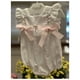 thumbnail image 3 of Romper Babytunes Couture blanco bordado con lazos - M, 3 of 6