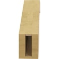 thumbnail image 4 of Ekena Millwork 3"W x 10"D x 10"H Del Monte Rough Cedar Woodgrain TimberThane Knee Brace, Primed, 4 of 6