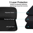 thumbnail image 4 of Laptop Sleeve case 14 inch, Protective Soft Padded Computer Carrying Bag Durable Laptop Cover Compatible with 14" MacBook HP Lenovo Dell ASUS Acer Chromebook Notebook Bag, Black, 4 of 13