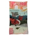 thumbnail image 2 of Cobija Manta FRAZADA Juana Gallo Diseño de Billete de 100 con Mariposas Ultra Suave y ligera, 2 of 6