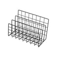thumbnail image 1 of Btomtd Iron Metal Three Bookshelf Book Stand Desktop File Book Organization And Storage, 1 of 6
