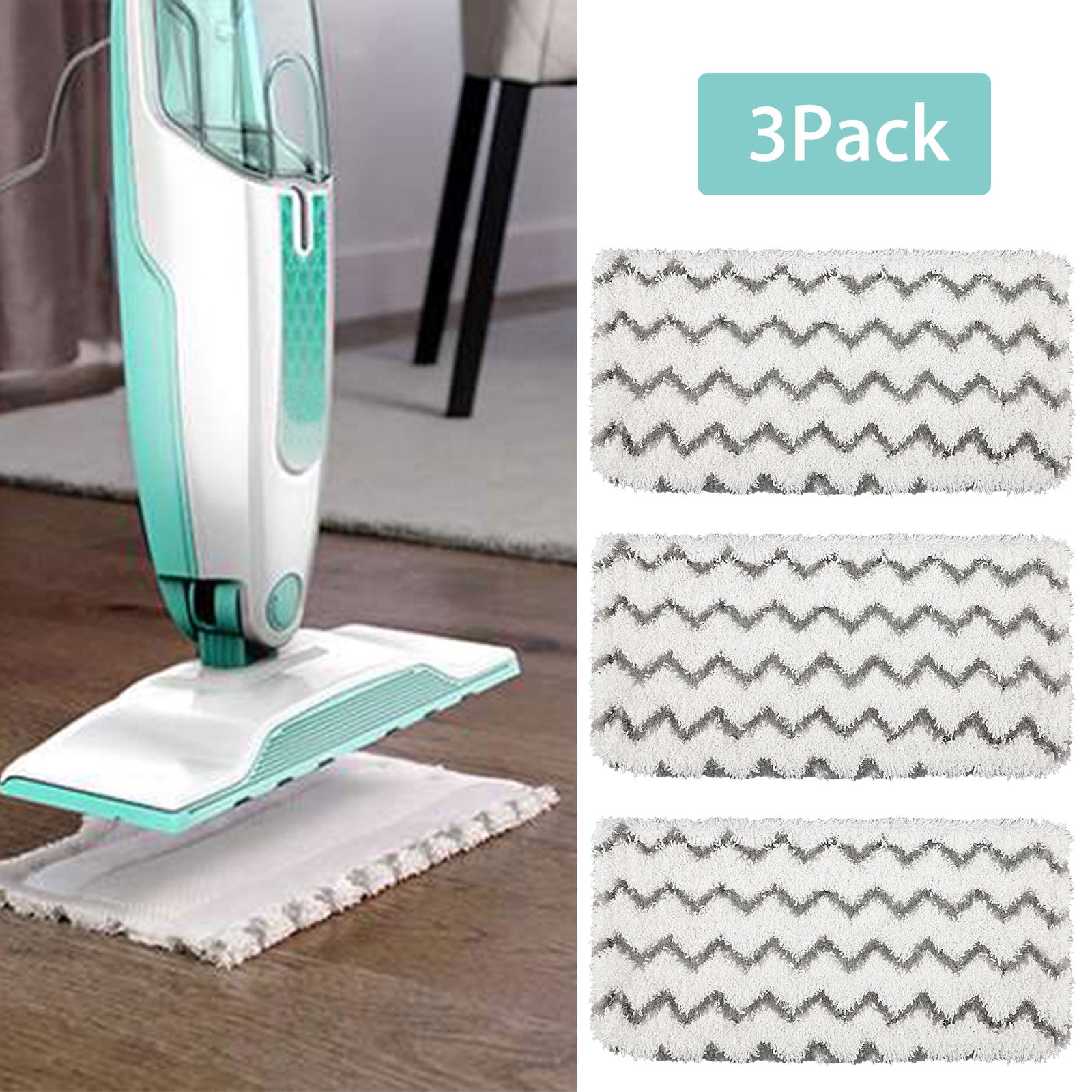 Details about   Steam Mop Cloth Pad Microfiber Cleaning Cloth Parts for Shark S1000A M11 D01 D11 