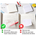thumbnail image 3 of Notas Adhesivas Transparentes Plastificadas Tipo Post-it 500 pzs, Blancos Traslucidos, 3 of 5