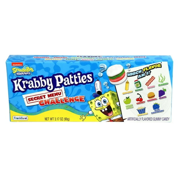 Frankford Krabby Patties Secret Menu Challenge Gummy Candy, 3.17oz