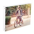 thumbnail image 2 of Cq acrylic Acrylic Photo Frames,8x10'' Double Sided Magnetic Picture Frame, Desktop Frameless Postcard Display, 2 of 5