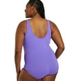 thumbnail image 6 of Sporti Plus Size HydroLast Chlorine Resistant One Piece, High Cut, Removable Cup (Women's Plus), 6 of 10
