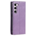 thumbnail image 4 of Compatible With Samsung Galaxy S23 Wallet Case Magnetic Closure Credit Card Pocket[Hidden Kickstand] Shockproof Dustproof Rfid Blocking PU Leather Luxury Phone Cover, Purple, 4 of 9