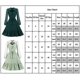 thumbnail image 5 of Vintage Women Ladies Polka Dot Long Sleeve Lace Up Casual Ruffle A-line Dress, 5 of 5