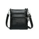 thumbnail image 2 of Bolso bandolera para mujer | Bolso de hombro de piel sintética suave con múltiples bolsillos con cremallera | Correa ajustable para uso diario y viajes | Negro o marrón, 2 of 6