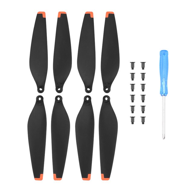 Hélice de tornillo 2 pares de hélices de bajo ruido UAV Airscrew Nylon fibra de vidrio TPU para DJI Mini 3 FLhrweasw El nuevo