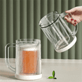 thumbnail image 2 of Freezer Beer Glass,Freeze Mugs with Handle,Double Walled Frozen Cups,Keep Drinks Cold,Freezing Beer Mug Gifts for Mens,2*Double-Layer Freezing Beer Mug, 2 of 6