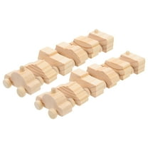 12pcs Unfinished Wooden Cars Small Cars Models Diy Blank Car Toys Painting Cars