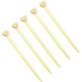 thumbnail image 1 of 6Pcs Heart Crystal Ballpoint Pen Twist Action Ballpoint Pen Smooth to Write, 1 of 7