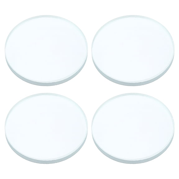 Uxcell Convex Lens -200mm Focal Length 1.97" Diameter Round Glass Magnifying Telescope Lens Trial Set 4 Pcs