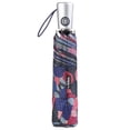 thumbnail image 3 of Totes One-Touch Auto Open Close Rain Umbrella with Sunguard Multicolor Geo, 3 of 5
